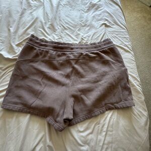 lululemon athletica women's athletic shorts in dusty brown